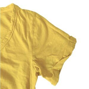 Anthropologie Daily Practice Scoop Neck Top Yellow Size XS